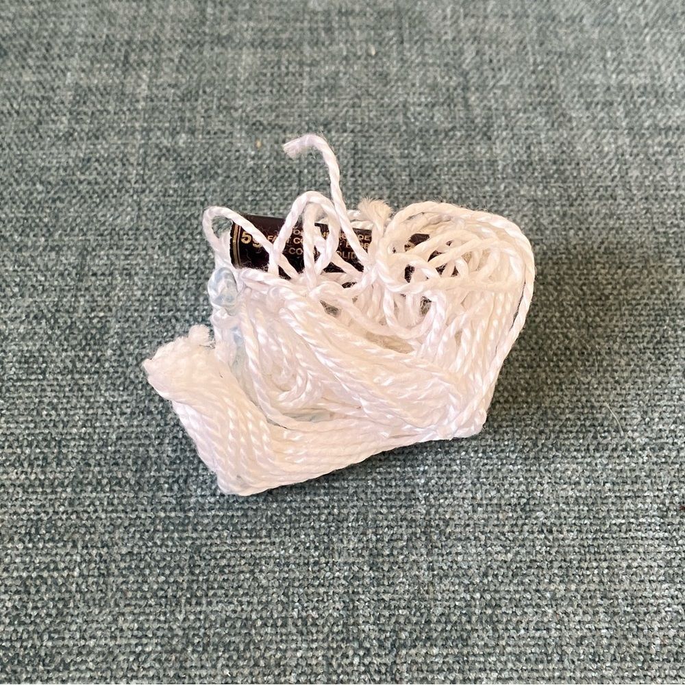 White Needlepoint Thread Yarn